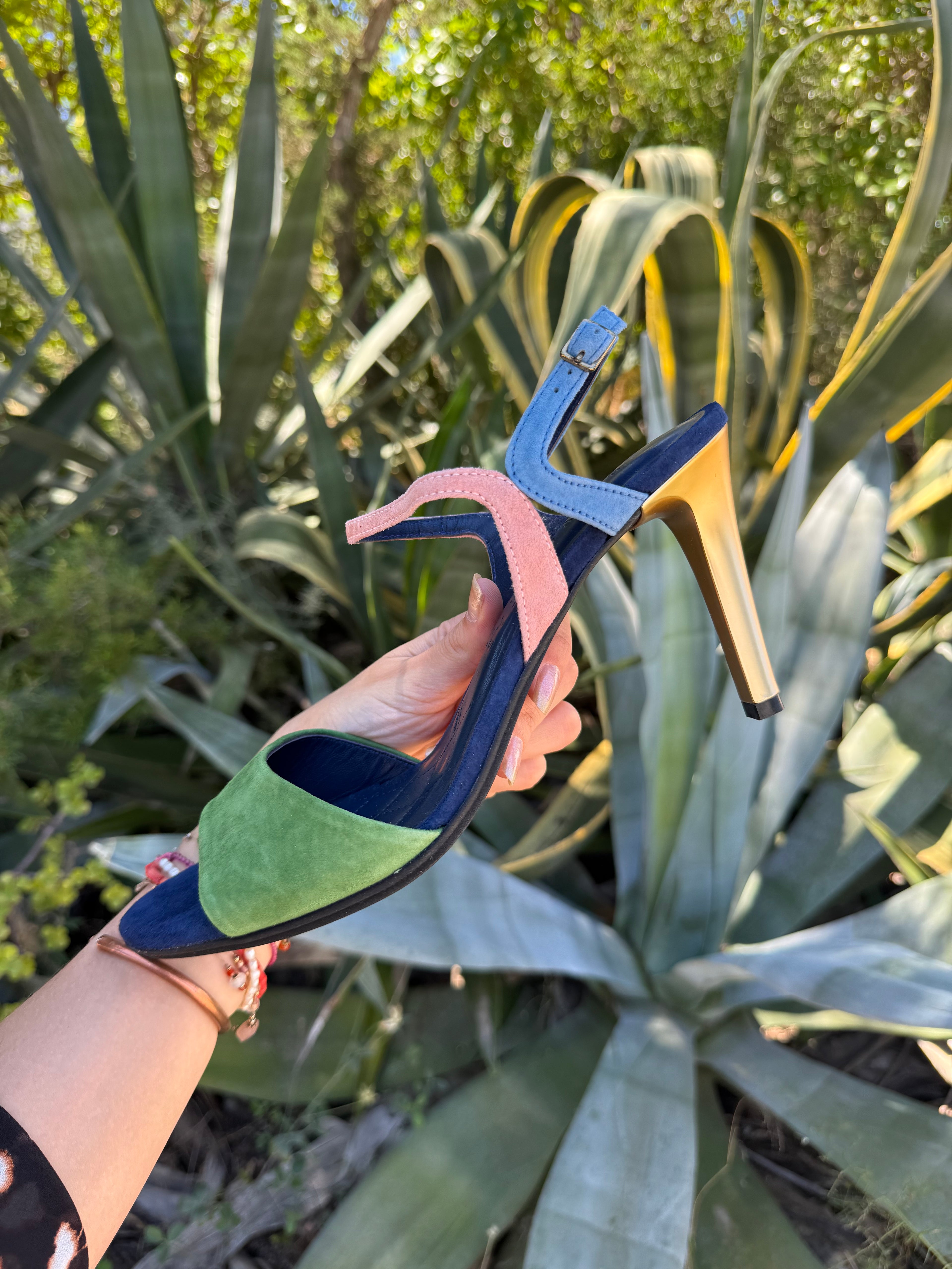 Tacones multicolor