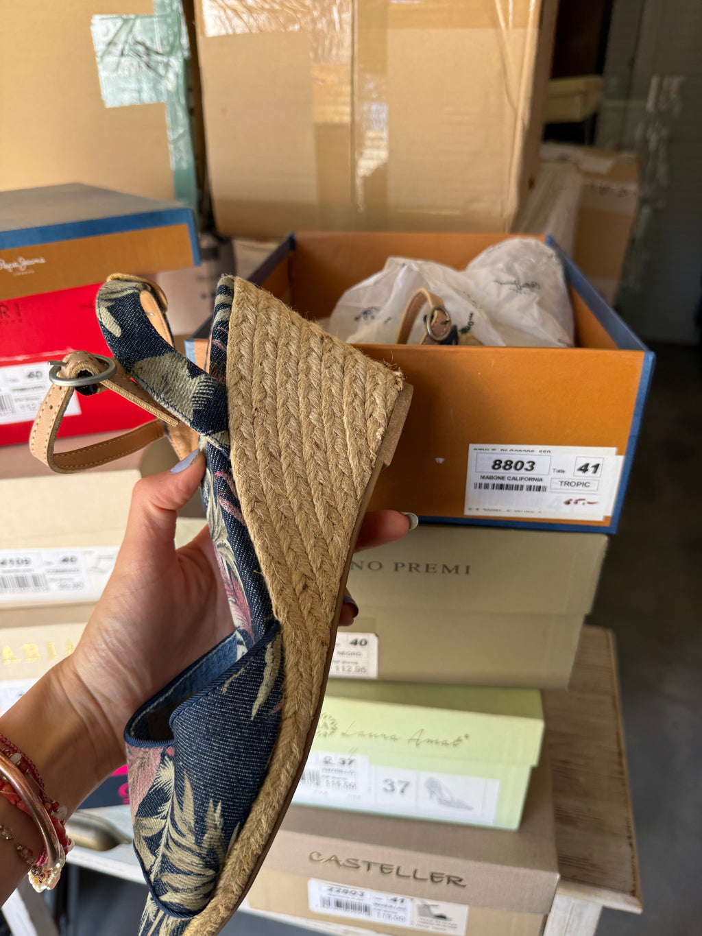 Cuñas jeans