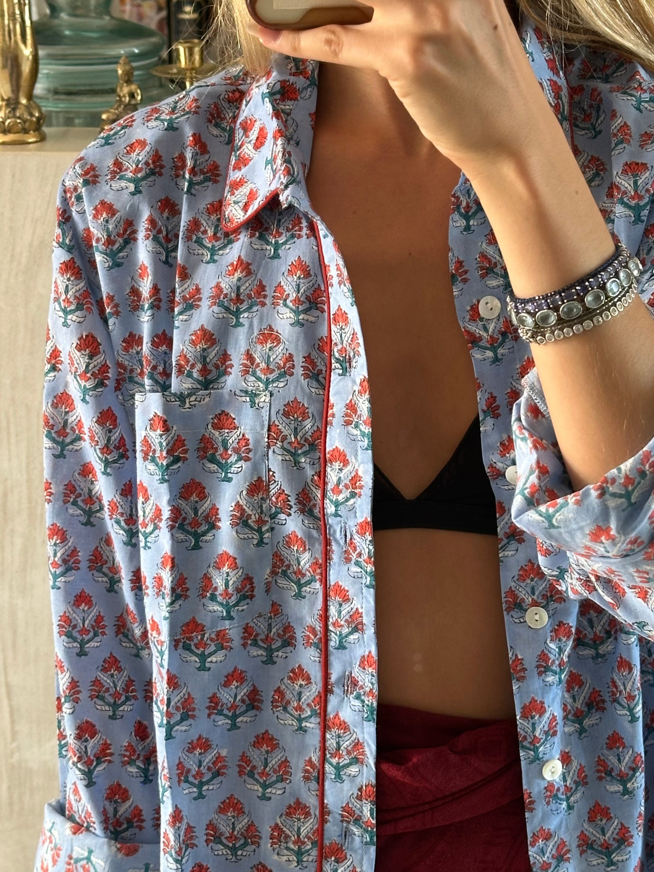 Camisa celeste