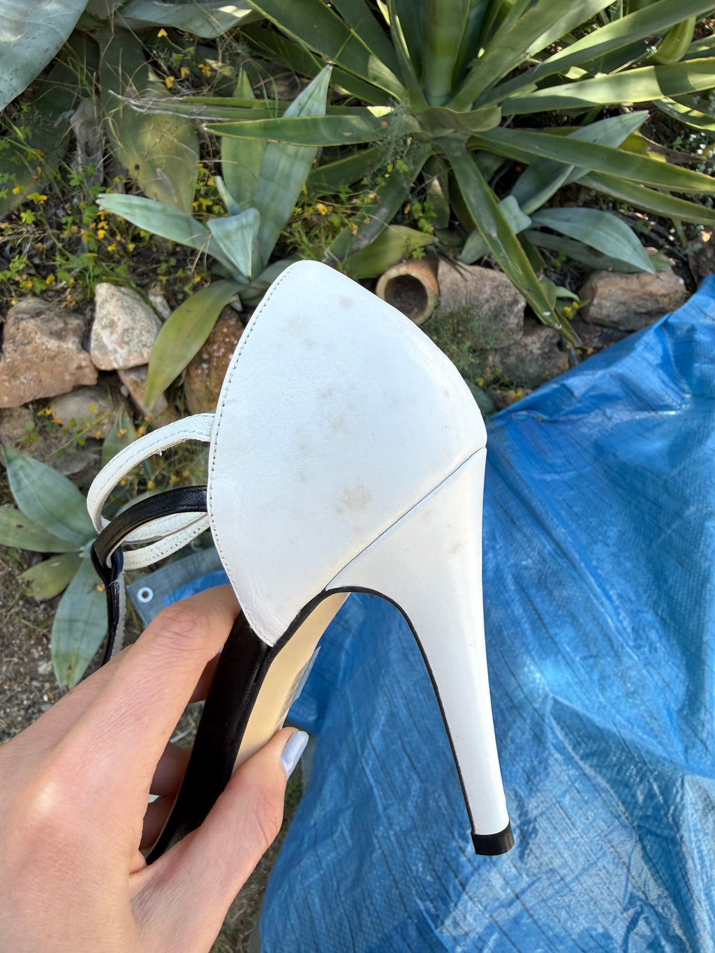 Tacones blancos