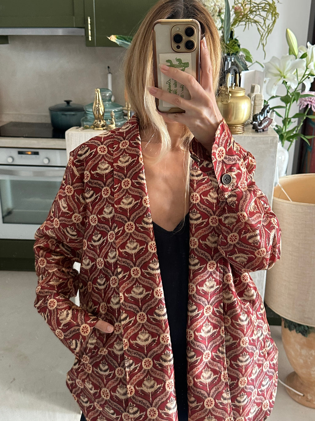 Blazer Burdeos