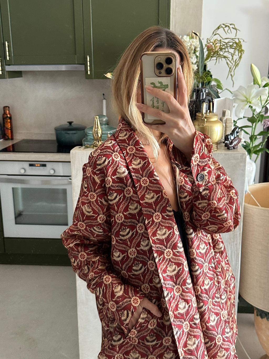 Blazer Burdeos