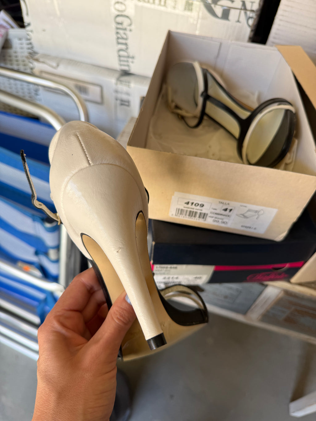 Tacones blancos