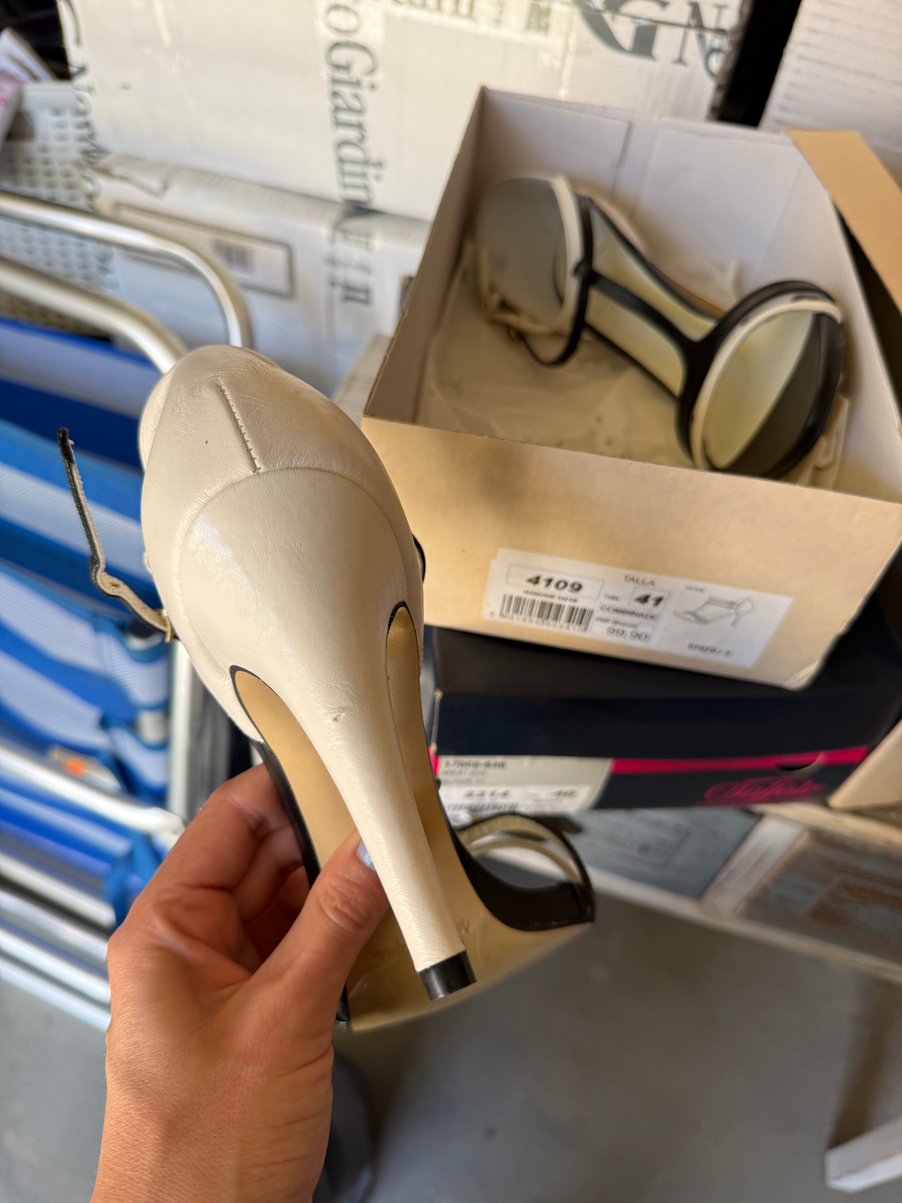 Tacones blancos